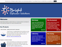 Tablet Screenshot of brightsoftwaresolutions.com